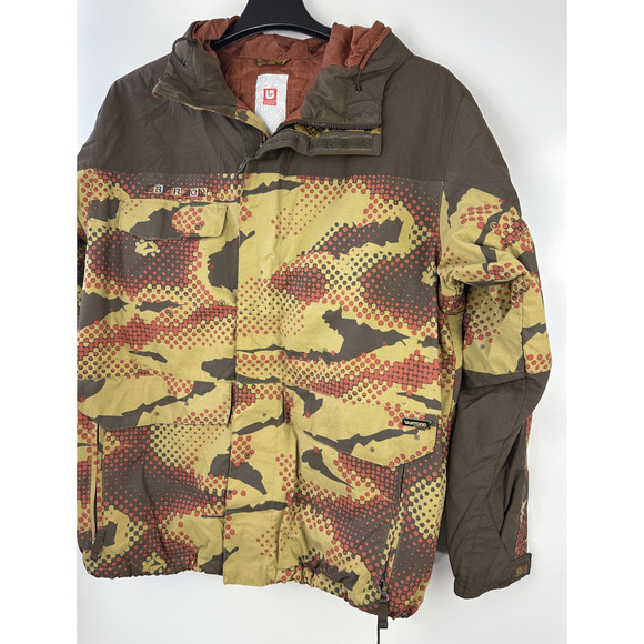 Burton Phantom Snowboard Jacket Hooded Ski Brown Outdoor Men's Size Large - Picture 5 of 16